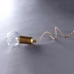 Moderne Samtidsstil Vintage Mini-Stil Gullmetall Pendellampe