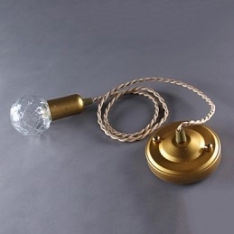 Moderne Samtidsstil Vintage Mini-Stil Gullmetall Pendellampe