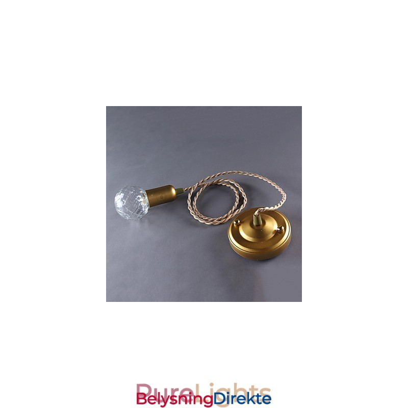 Moderne Samtidsstil Vintage Mini-Stil Gullmetall Pendellampe