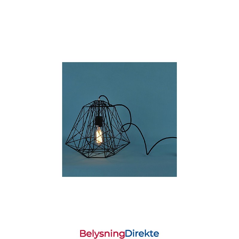 Vintage Retro Maleri Metall Pendellampe Garasje