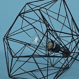 Vintage Retro Maleri Metall Pendellampe Garasje