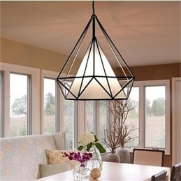 Amerikansk Retro, Enkelt Diamantanheng Med Ett Hode