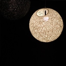 Moderne Og Kontrahert Sfærisk Cany Art-Lampe Med Hampkule