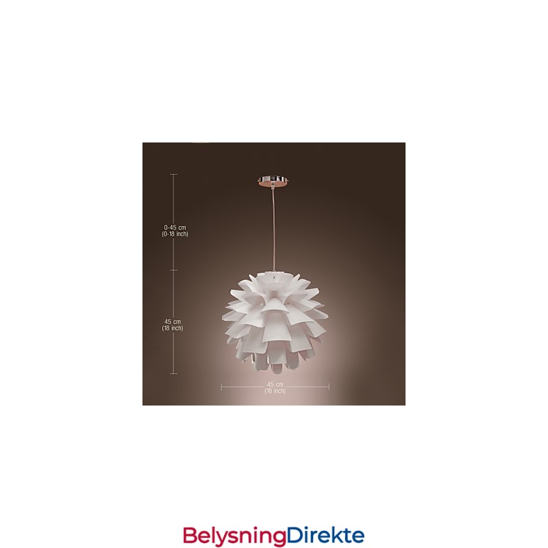 Moderne Samtids Globe Retro Maleri Pendellampe