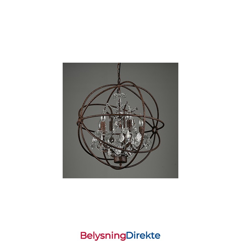 Lysekrone Krystall Tradisjonell Klassisk Metall