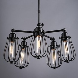 Retro Klassiske Metalltaklamper Enkle Pendellamper Kafependellampe