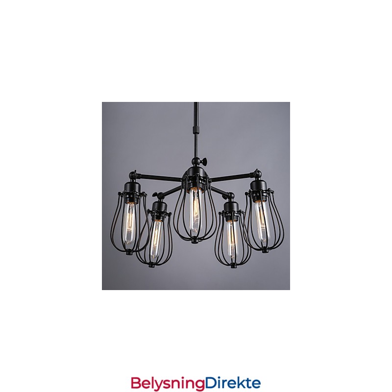 Retro Klassiske Metalltaklamper Enkle Pendellamper Kafependellampe