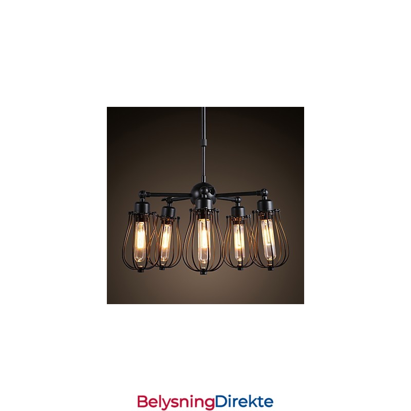 Retro Klassiske Metalltaklamper Enkle Pendellamper Kafependellampe