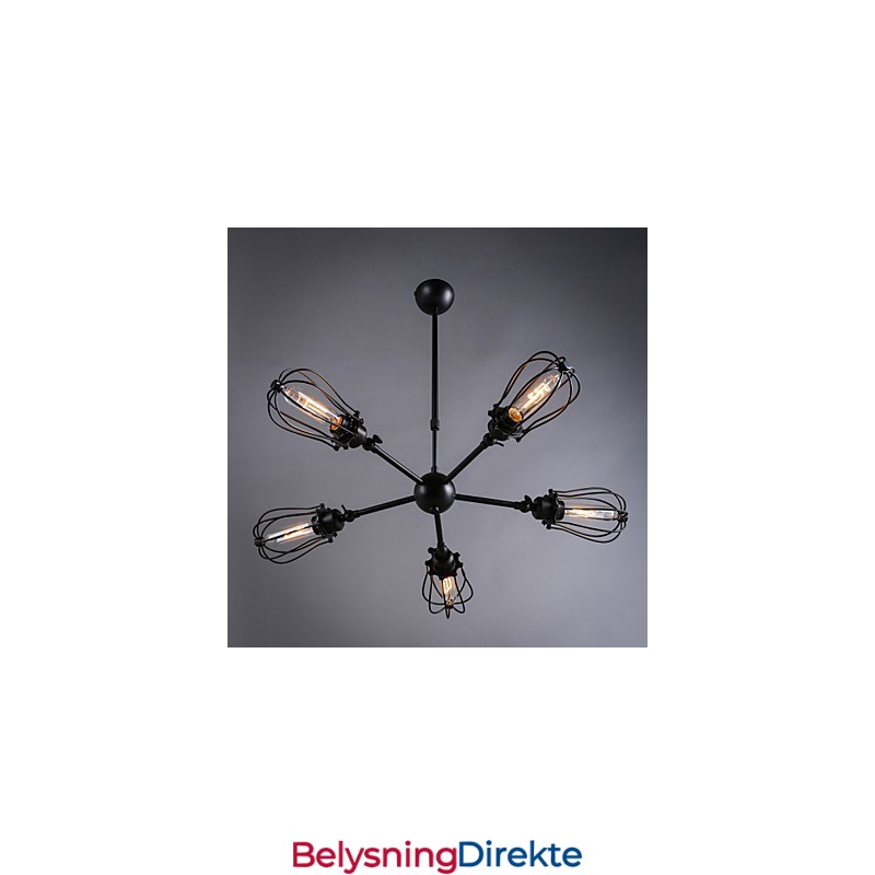 Retro Klassiske Metalltaklamper Enkle Pendellamper Kafependellampe