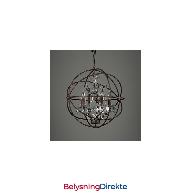 Lysekrone Krystall Tradisjonell Klassisk Metall