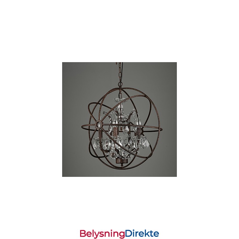 Lysekrone Krystall Tradisjonell Klassisk Metall