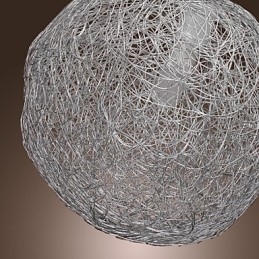 Moderne Og Moderne Globeformet Pendellampe I Krom I Ministil