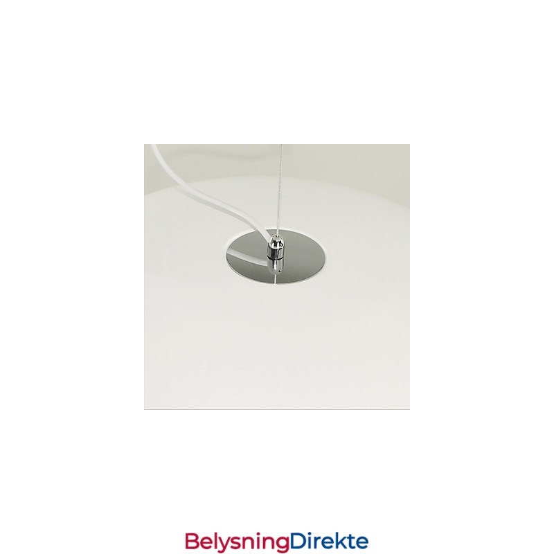 Retro Pendellampe Med Maleri I Form Av En Bolle