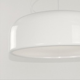 Retro Pendellampe Med Maleri I Form Av En Bolle