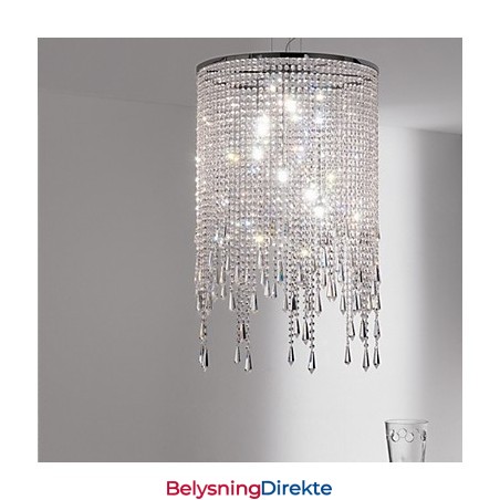 Moderne, Moderne Krystallmetallpendellampe