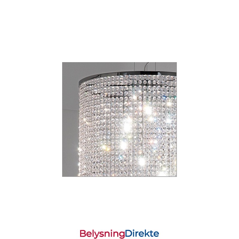 Moderne, Moderne Krystallmetallpendellampe