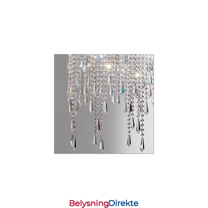 Moderne, Moderne Krystallmetallpendellampe