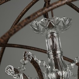 Lysekrone Krystall Tradisjonell Klassisk Metall