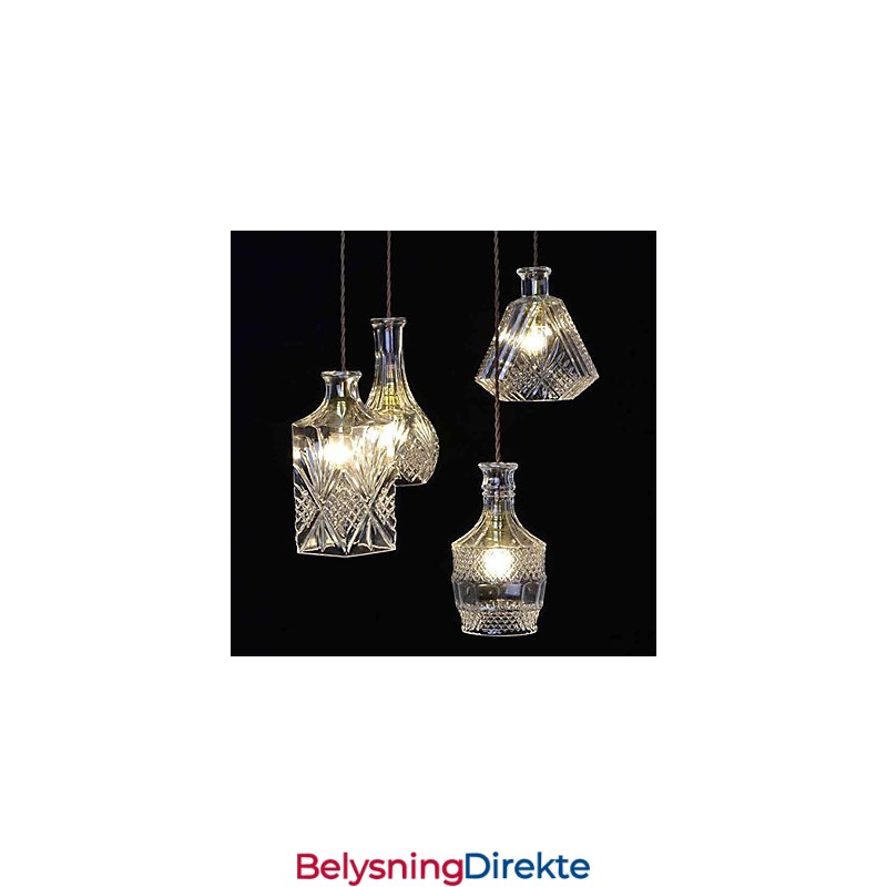 Moderne, Moderne, Mini-Stil Metalllysekrone