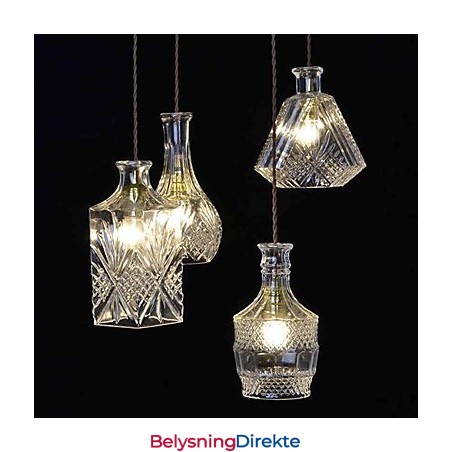 Moderne, Moderne, Mini-Stil Metalllysekrone