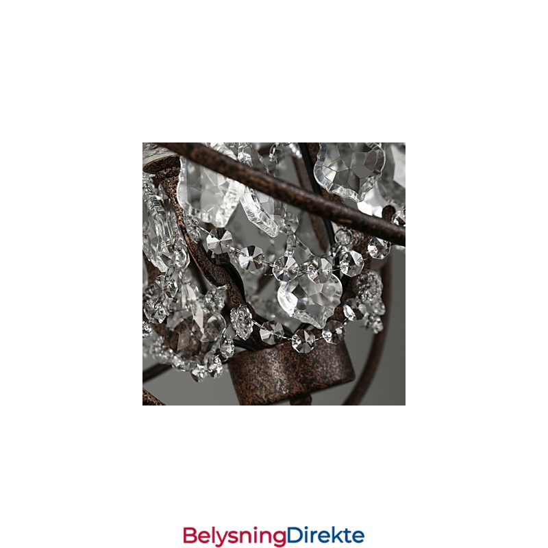 Lysekrone Krystall Tradisjonell Klassisk Metall