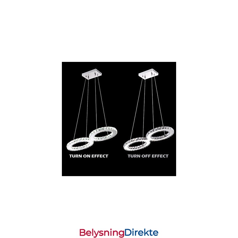 Krystall Takpendellampe Lysekrone Lysarmaturer