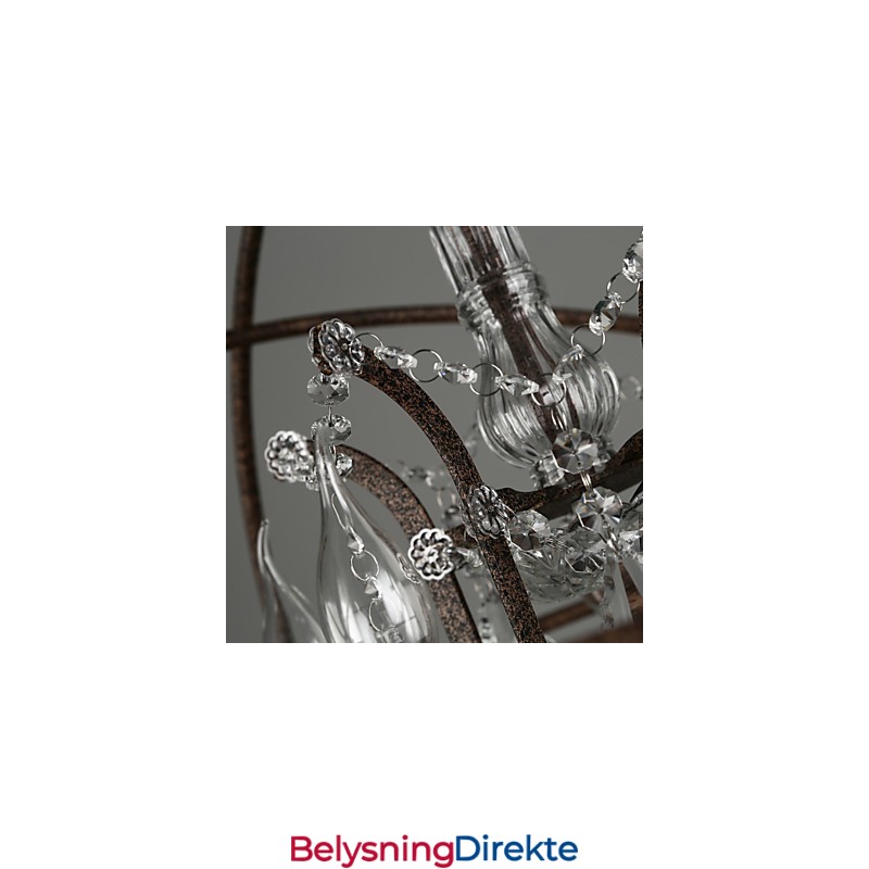 Lysekrone Krystall Tradisjonell Klassisk Metall