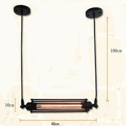 Loft Retro Lysekrone Pendellampe Klassisk Vintage Lampe Landlig Metalllampe