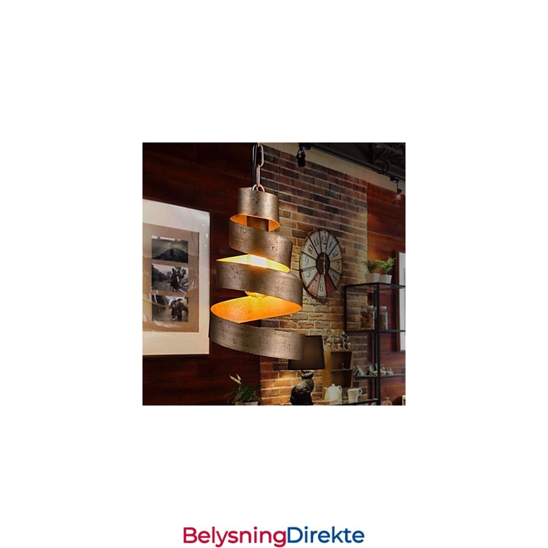 Retro Jernlampe Moderne Minimalistisk Lysekrone I Industriell Stil