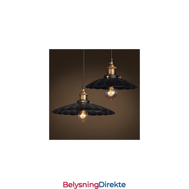 Retro Klassisk Europeisk Stil Pendellampe Metall Kunst Droplight