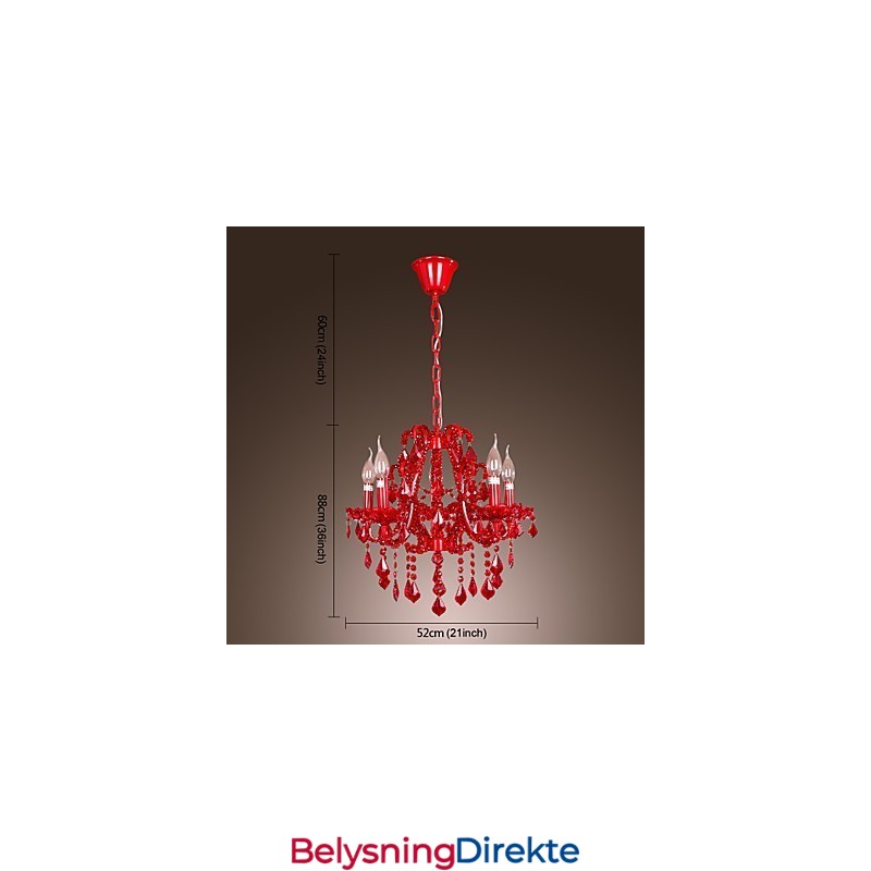 Moderne Samtidskrone I Krystall I Krom I Metall