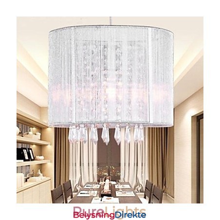 Sølvklut Krystalllysekrone