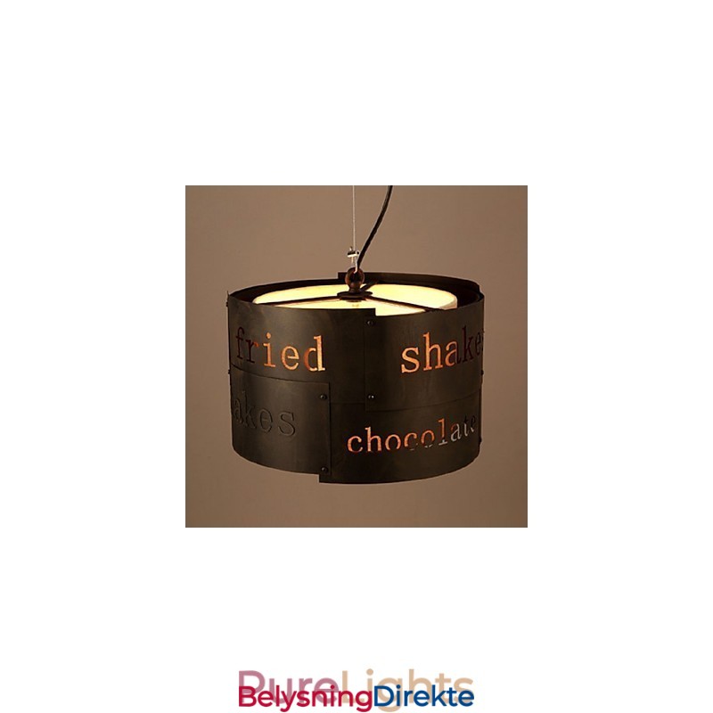 Loft Moderne Mote Nordisk Kunst Kreativ Stoff Pendellampe Kafélampe Pendellampe Dia 35Cm