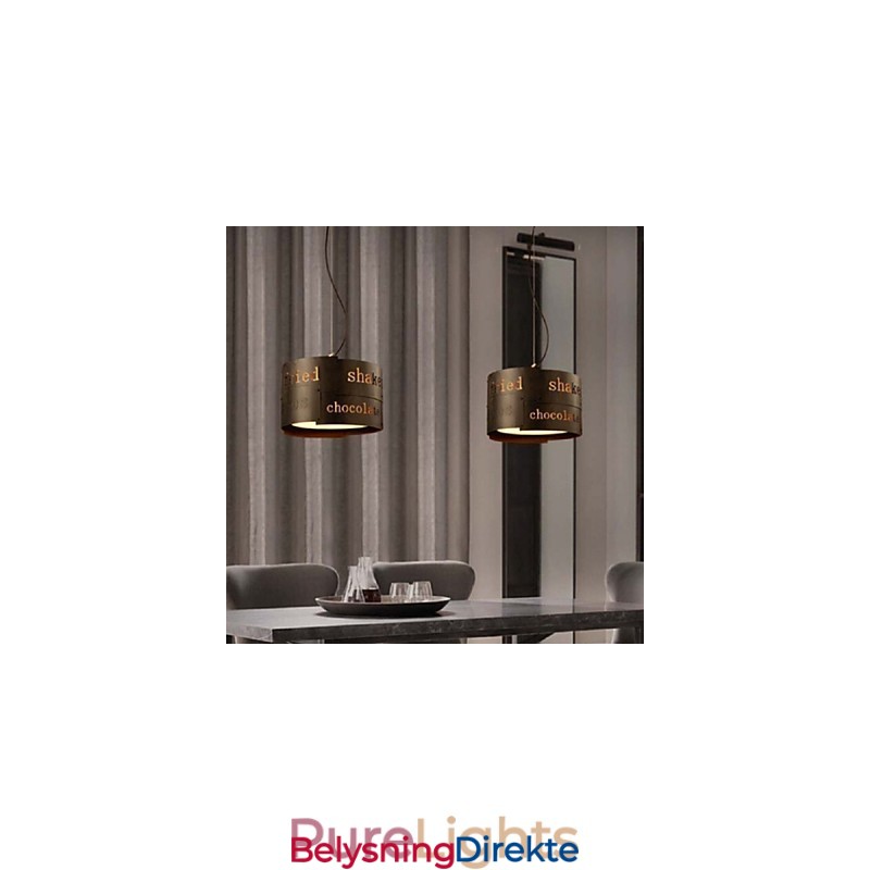 Loft Moderne Mote Nordisk Kunst Kreativ Stoff Pendellampe Kafélampe Pendellampe Dia 35Cm