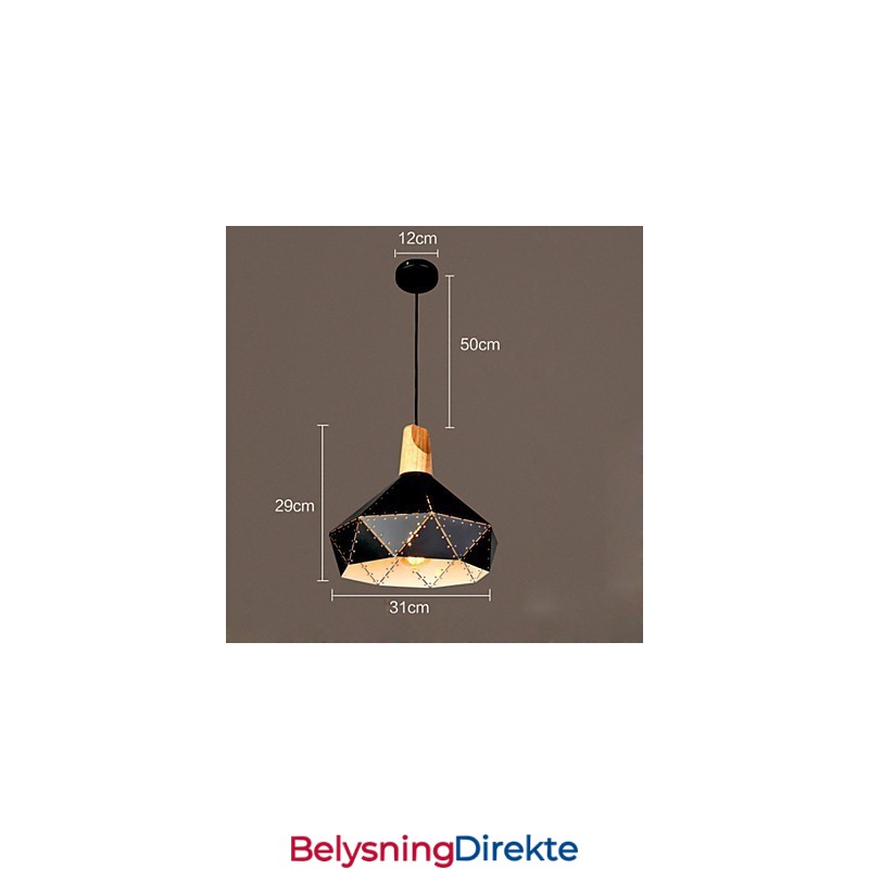 Retro Klassiske Metalltaklamper Enkle Pendellamper Kafependellampe