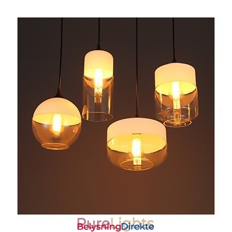 Nordic Creative Stair Shops Kunstlysekrone I Smijern I Glass