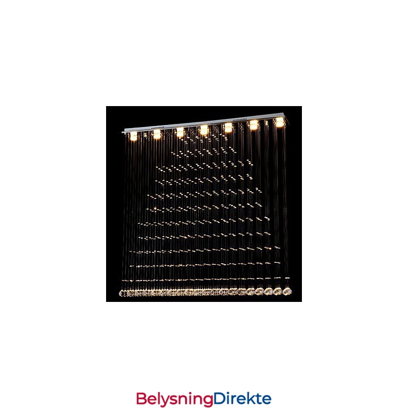 K9 Krystall Anhengslampe Hengende Wire Lysekrone Belysning Taklamper