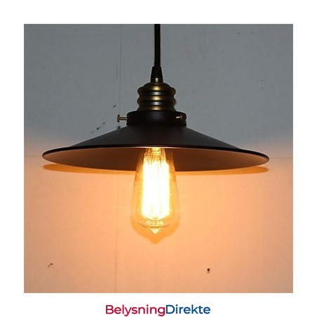 Amerikansk Landlig Retro Jernlysekrone Med Ett Hode