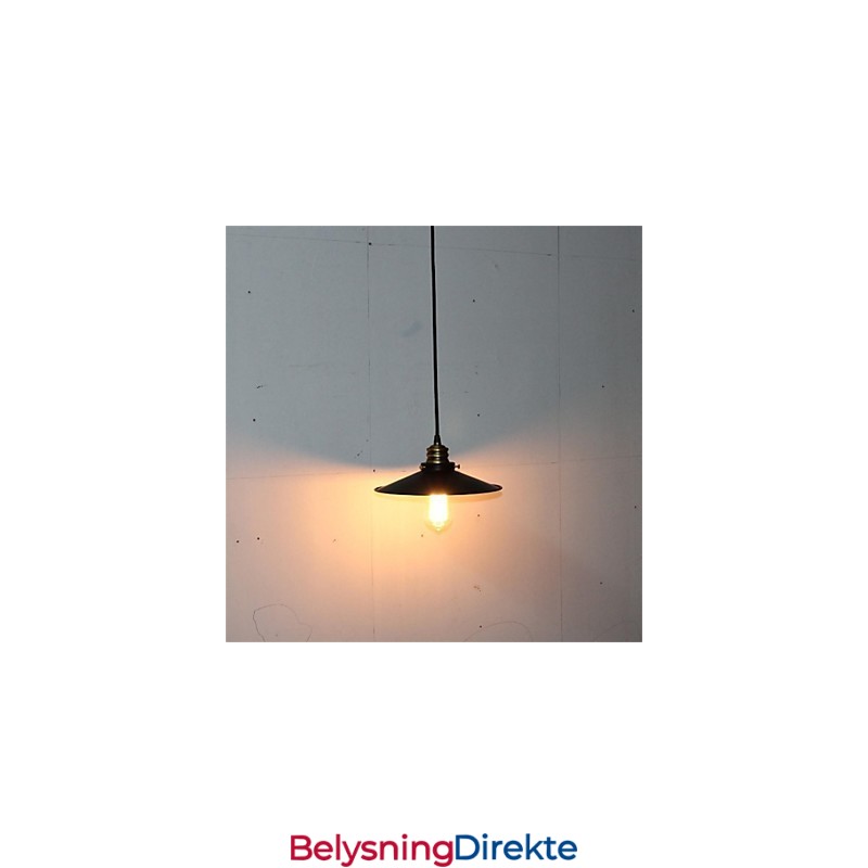 Amerikansk Landlig Retro Jernlysekrone Med Ett Hode