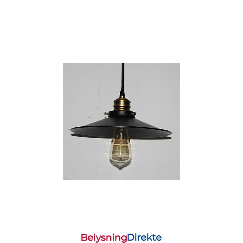 Amerikansk Landlig Retro Jernlysekrone Med Ett Hode