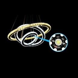 Krystall Taklamper Anheng Lysekrone Lysarmaturer