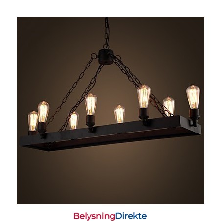 Moderne Retro Loft Lysekrone Amerikansk Landlig Lysekrone Kreativ Industriell Kafé Lampelys