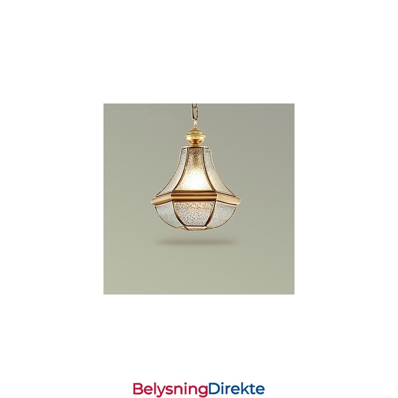 Amerikansk Landlig Liten Anheng I Kobber, Enkelt Glass