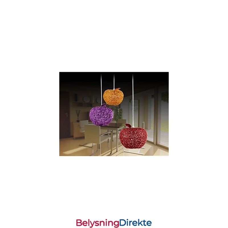 Vevd Aluminiumslysekrone Med Tre Hodelamper Apple A