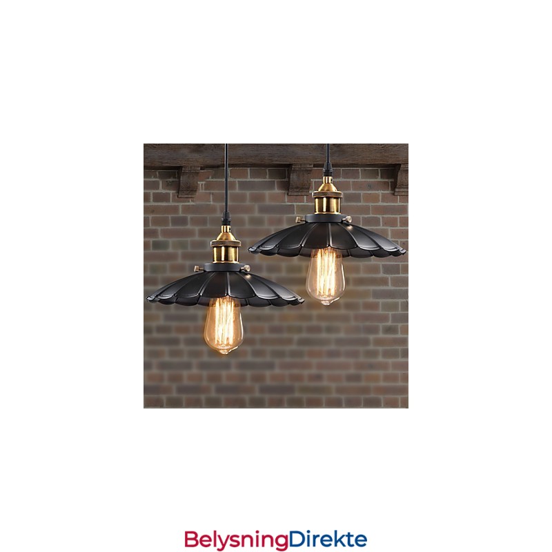 Retro Klassisk Europeisk Stil Pendellampe Metall Kunst Droplight