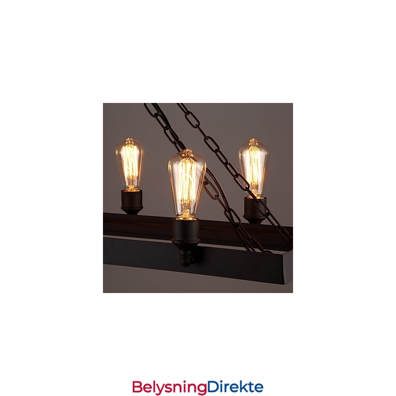 Moderne Retro Loft Lysekrone Amerikansk Landlig Lysekrone Kreativ Industriell Kafé Lampelys