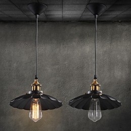 Retro Klassisk Europeisk Stil Pendellampe Metall Kunst Droplight