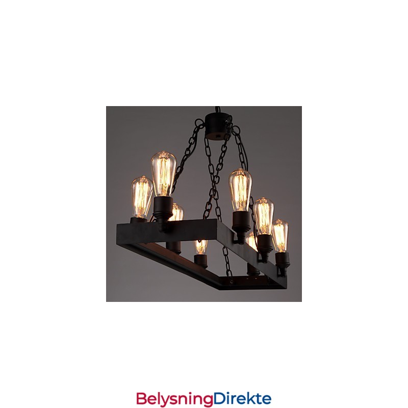 Moderne Retro Loft Lysekrone Amerikansk Landlig Lysekrone Kreativ Industriell Kafé Lampelys