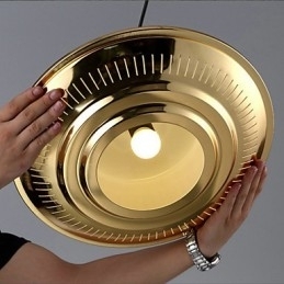 Landlig Galvanisert Metall Pendellampe For Garasje