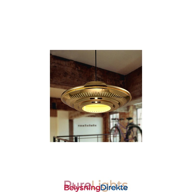 Landlig Galvanisert Metall Pendellampe For Garasje